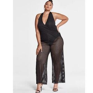 Fashion To Figure Maria De Jesus Shadow Stripe Jumpsuit - Srv X FTF size 1